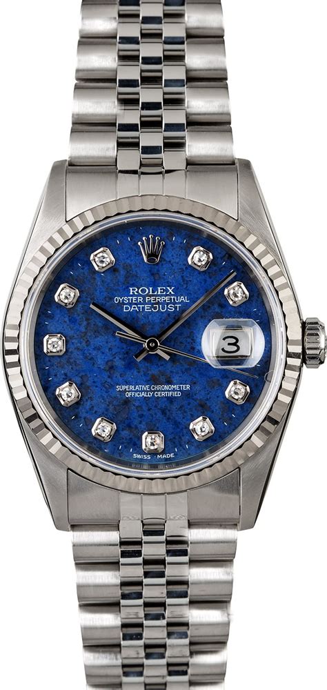 rolex datejust sodalite|Rolex malachite dials.